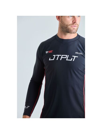 Гидромайка мужская длинный рукав Jetpilot RX VAULT LS RASHIE BLACK, Размер (гидроодежда): 8 (S), img 2