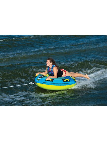 Баллон буксировочный 1-местный O'Brien LE TUBE 1 BLU/YLW, img 2