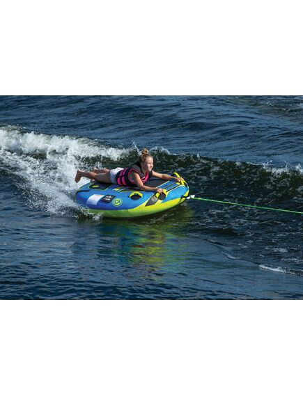 Баллон буксировочный 1-местный O'Brien SCREAMER 1 BLU/YLW, img 2