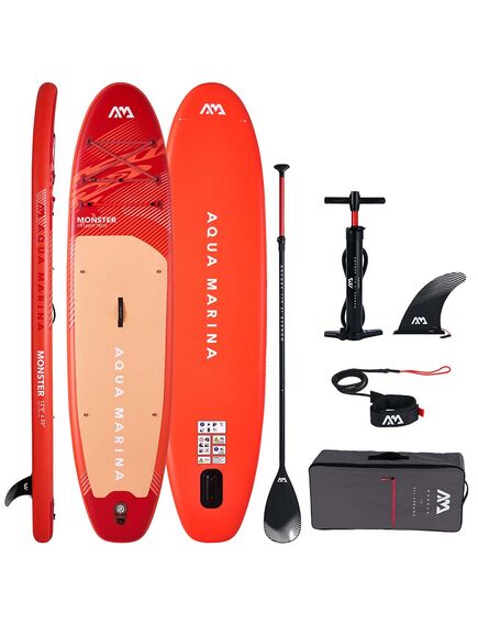 SUP-доска надувная с веслом Aqua Marina Monster (Heat Wave) 12'0"