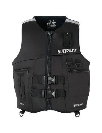 Спасательный жилет для гидроцикла неопрен мужской Jetpilot VENTURE ECO VEST L50S BLACK, Размеры (гидроботинки): 9 (42)
