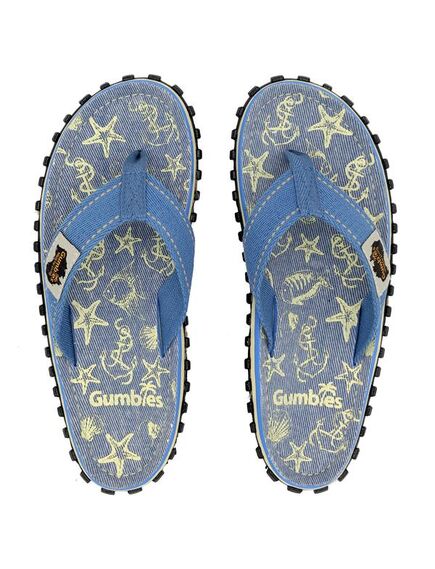 Шлепки унисекс Gumbies Flip-Flops SEASHELLS S20, Размеры (обувь): 40,0 (6,5)