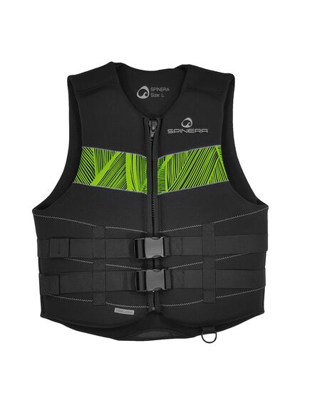 Спасательный жилет неопрен Spinera Relax 2 Neopren Vest - 50N Black/Green S23, Размеры (жилеты): 6 (XS)