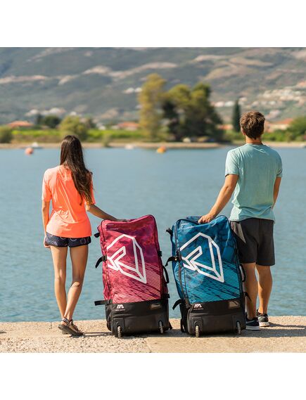 Сумка-рюкзак на колесах Aqua Marina Premium Luggage Bag (Raspberry 90L) S23, Размер (сумки и чехлы): 90L, img 2