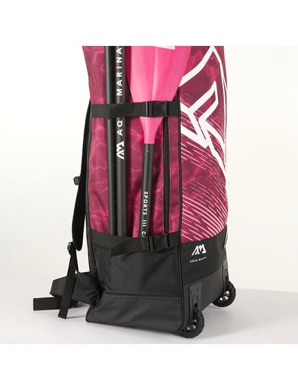 Сумка-рюкзак на колесах Aqua Marina Premium Luggage Bag (Raspberry 90L) S23, Размер (сумки и чехлы): 90L, img 4