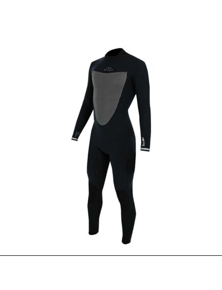 Гидрокостюм детский длинный Jetpilot Flight Youth 3/2MM LS Fullsuit Black S22, Размер (гидроодежда): Дет 8 (M)