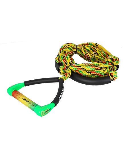 Фал с рукояткой для вейксерфинга O'Brien TEAM SURF ROPE 9" RASTA S23