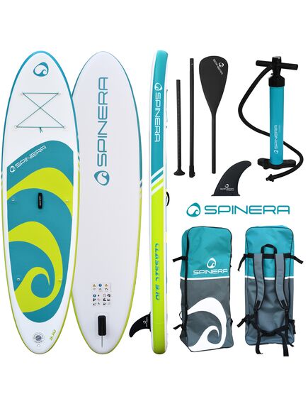 SUP-доска надувная с веслом универсальная Spinera Classic 9'10" Pack 1 Green/Teal HDDS S23