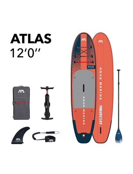 SUP-доска надувная с веслом Aqua Marina Atlas 12'0" S24