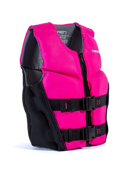 Спасательный жилет неопрен детский O'Brien FLEX V-BACK YOUTH BLK/PINK S24, Размеры (жилеты): 12 (L), img 2