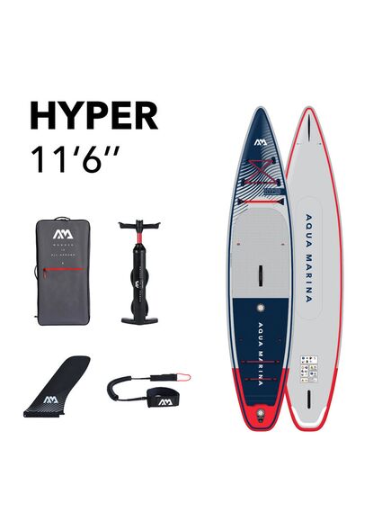 SUP-доска надувная для туризма Aqua Marina Hyper 11'6" S24