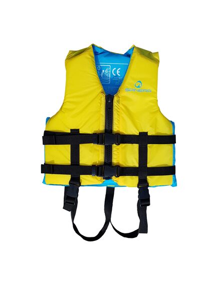 Спасательный жилет нейлон для каяка/SUP-доски Spinera Aquapark/Kayak/SUP Nylon - 50N Yellow/Aqua S24, Размеры (жилеты): 12-14 (L/XL)