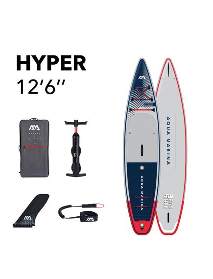 SUP-доска надувная для туризма Aqua Marina Hyper 12'6" S24