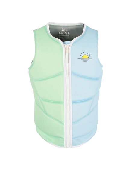 Спасательный жилет неопрен женский Jetpilot Pacer X1 Ladies Neo Vest mintblue S24, Размеры (жилеты): 14 (XL)