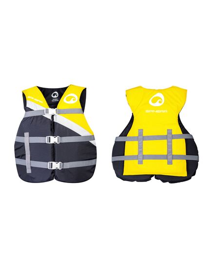 Спасательный жилет нейлон Spinera Universal Nylon Vest - 50N Black/Yellow S24, Размеры (жилеты): OS