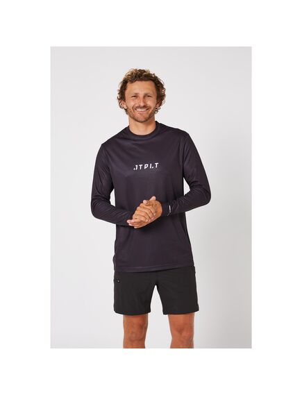 Гидромайка мужская длинный рукав Jetpilot RX Vault Race Jersey black S24, Размер (гидроодежда): 12 (L)