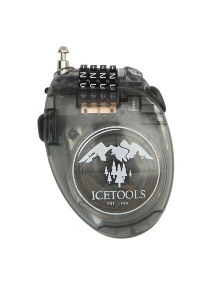 Замок кодовый ICETOOLS Mr.Lock clear black F18