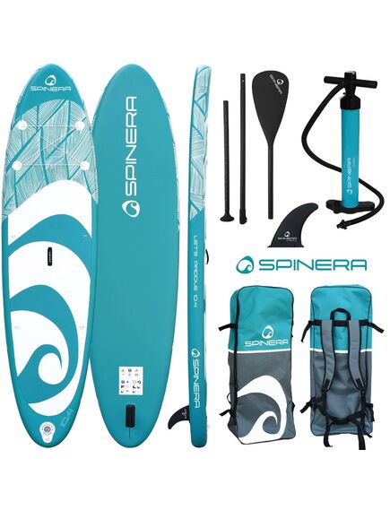 SUP-доска надувная с веслом Spinera Let's Paddle 10'4 Teal HDDS S22