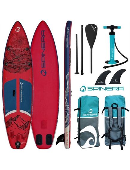 SUP-доска надувная с веслом Spinera Light 11'2 Bordeaux Red ULT S22