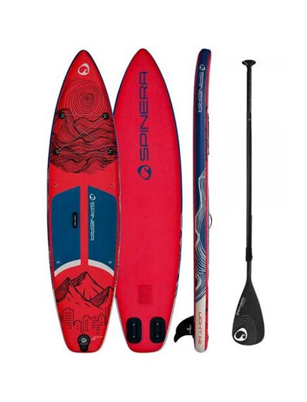 SUP-доска надувная с веслом Spinera Light 11'2 Bordeaux Red ULT S22, img 2