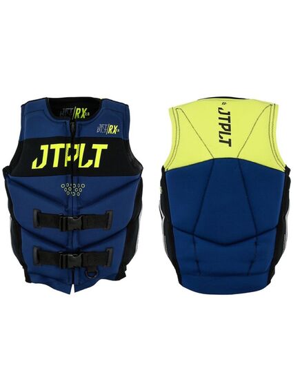 Спасательный жилет для гидроцикла неопрен мужской Jetpilot RX PWC Neo Vest ISO 50N Navy/Yellow S22, Размеры (жилеты): 10 (M)