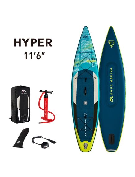 SUP-доска надувная для туризма Aqua Marina Hyper 11'6" S22S, img 2