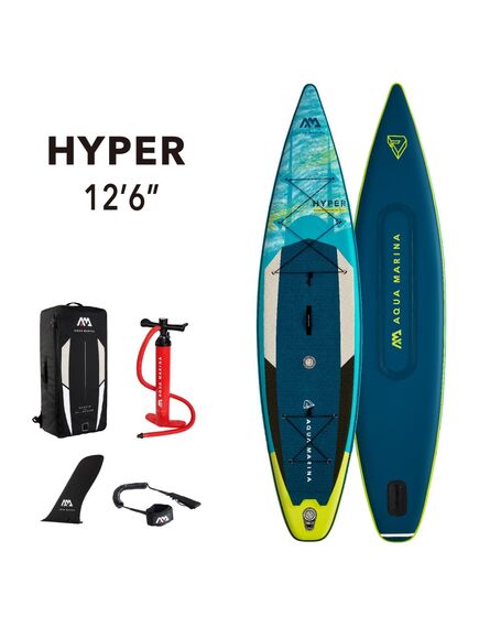 SUP-доска надувная для туризма Aqua Marina Hyper 12'6" S22S