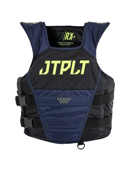 Спасательный жилет для гидроцикла нейлон мужской Jetpilot RX S/E Nylon ISO 50N navy/yellow S23, Размеры (жилеты): 10 (M)