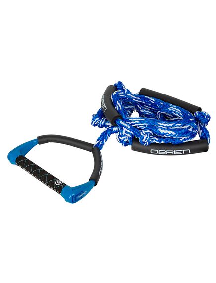 Фал с рукояткой для вейксерфинга O'Brien ROPE PRO SURF 10" BLUE S23