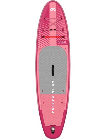 SUP-доска надувная с веслом Aqua Marina Coral (Raspberry) 10'2", img 3