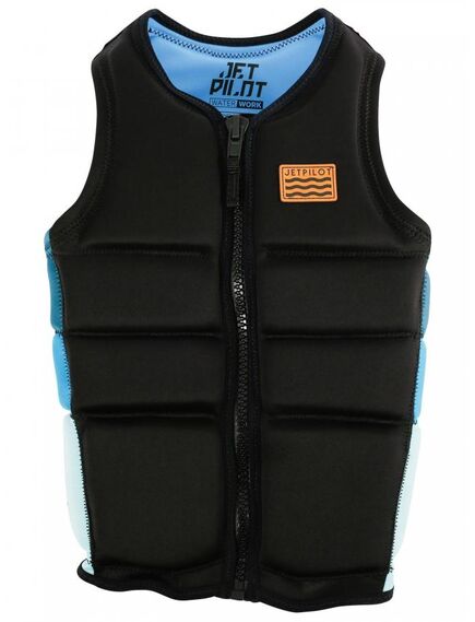 Спасательный жилет неопрен детский Jetpilot X1 Boys Neo Vest black S24, Размеры (жилеты): Дет 12 years (165 cm)