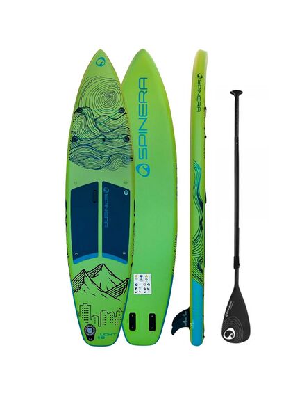 SUP-доска надувная с веслом Spinera Light 11'8 Green ULT S22, img 2