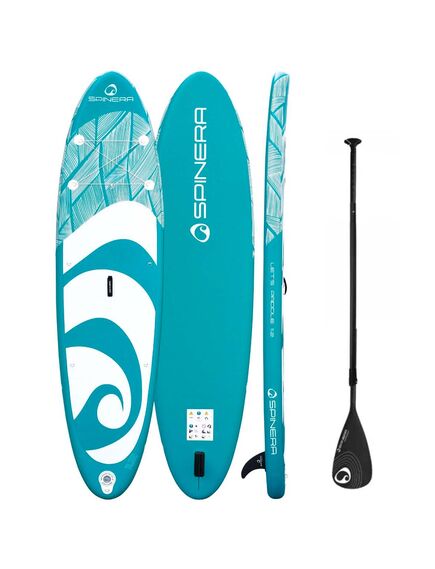 SUP-доска надувная с веслом Spinera Let's Paddle 11'2 Teal HDDS S22, img 2