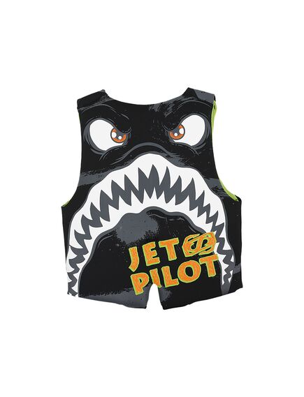 Спасательный жилет неопрен детский Jetpilot Cause Teen ISO 50N Neo Vest 12-14 Years Black/Shark S22, Размеры (жилеты): Дет 14 (2XL), img 2