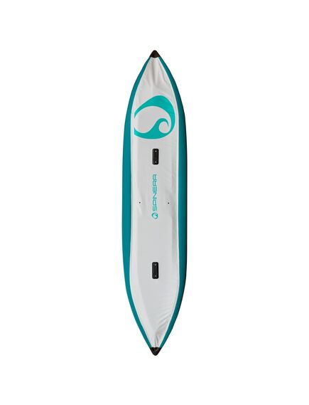 Каяк надувнной 2-местый для туризма Spinera Hybris 410 Teal/Grey/White PVC/HDDS S23, img 4