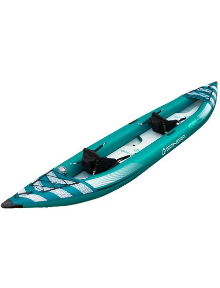 Каяк надувнной 2-местый для туризма Spinera Hybris 410 Teal/Grey/White PVC/HDDS S23, img 7