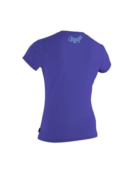 Гидромайка детская O'Neill короткий рукав GIRLS SKINS S/S RASH TEE COBALT (235), Размер (гидроодежда): Дет 16 (3XL), img 2