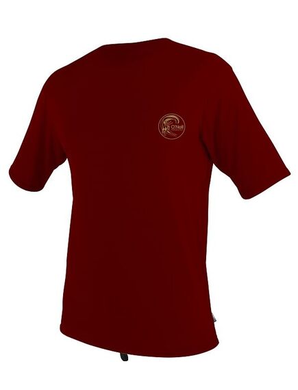 Гидромайка мужская короткий рукав SKINS SURF TEE DARK RED (097), Размер (гидроодежда): 8 (S)