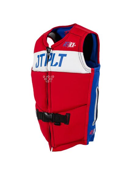 Спасательный жилет для гидроцикла неопрен мужск. Jetpilot RX PWC Neo Vest ISO 50N Red/White/Blue S22, Размеры (жилеты): 10 (M)