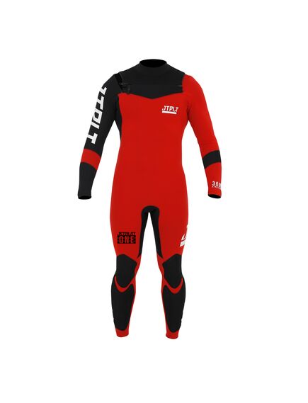 Гидрокостюм мужской длинный Jetpilot RX One GBS 4/3mm Fullsuit red/black S23, Размер (гидроодежда): 12 (L)