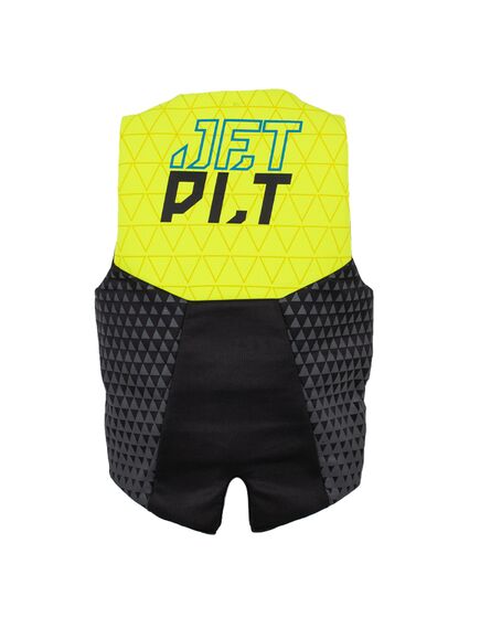 Спасательный жилет неопрен детск. для гидроцикла Jetpilot RX Youth Neo ISO 50N black/yellow S23, Размеры (жилеты): Дет 14 years (168 cm), img 2