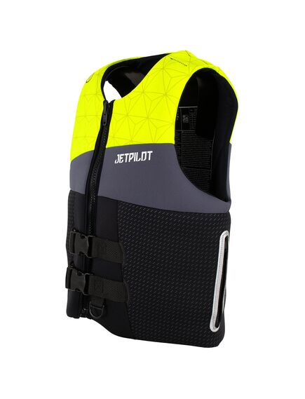 Спасательный жилет для гидроцикла неопрен мужской Jetpilot Cause Neo Iso yellow/charcoal/black S23, Размеры (жилеты): 8 (S)