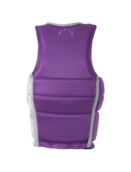 Спасательный жилет неопрен детский Jetpilot Girls Import F/E Neo Vest purple S23, Размеры (жилеты): Дет 10 years (152 cm), img 2