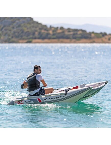 Катамаран ПВХ с транцем под мотор Aqua Marina AIRCAT-335 S23, img 13