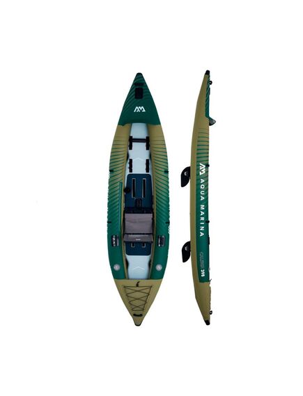Каяк надувной одно - двухместный для рыбалки Aqua Marina Caliber-398 S23, img 2