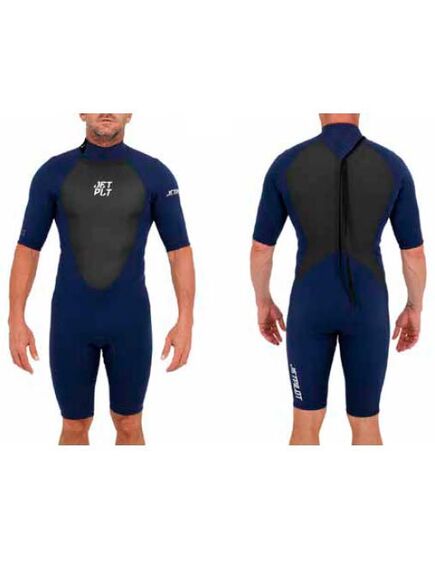 Гидрокостюм мужской короткий Jetpilot Flight S/S 2mm Springsuit Navy S20, Размер (гидроодежда): 18 (3XL)
