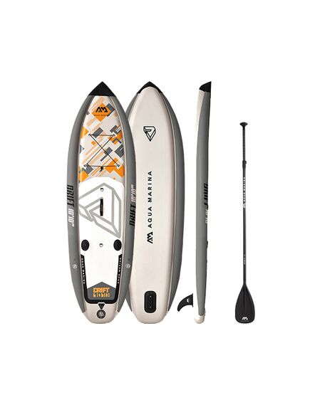 SUP-доска надувная для рыбалки с веслом Aqua Marina Drift 10'10" S22
