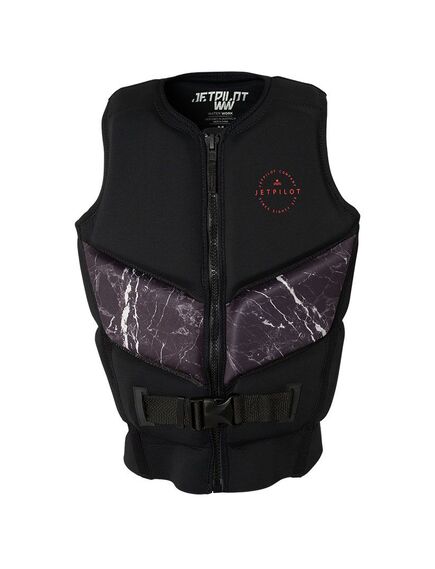 Спасательный жилет неопрен мужской Jetpilot Freeride F/E Neo ISO 50N Vest Black/Marble S22, Размеры (жилеты): 12 (L)