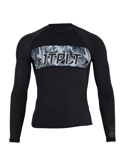 Гидромайка мужская длинный рукав Jetpilot JETPILOT RX LS RASHIE BLACK, Размер (гидроодежда): 14 (XL)