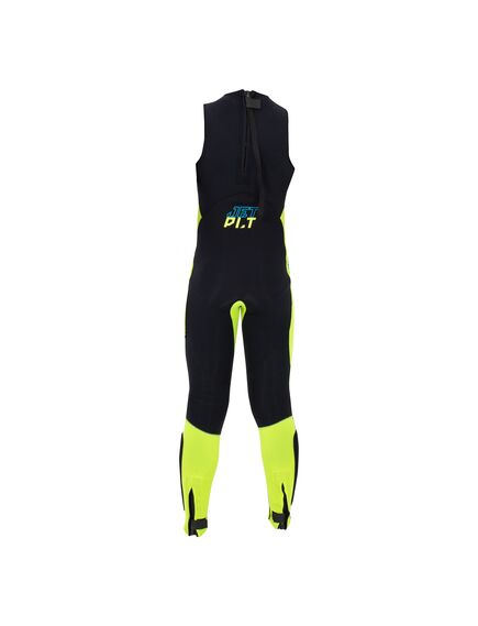 Гидрокостюм детский длинный без рукавов Jetpilot RX Youth John black/yellow S23, Размер (гидроодежда): Дет 14 (2XL), img 2